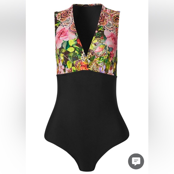 Venus Belted one piece swimsuit deep v, NWT 20 - Picture 5 of 8